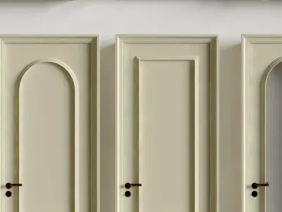 double door 3D model purchase
