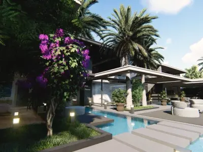 Tassadar Villa Exterior Design 3D model