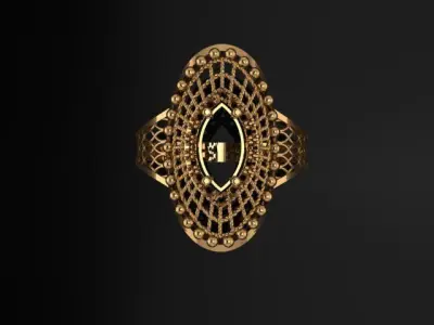 women fusion ring 3d print ultra light 3D print model