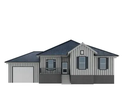 Cottage house 3D model