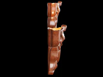  Mermaid Wall Sconce 3D model