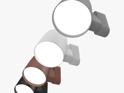 Wall Lamp Nut A 01 Outdoor Indoor By Bover 3D model