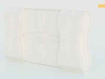 Game-Ready Sci-Fi Door Asset Low-poly 3D model