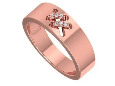 Solitaire Wedding Engagement Men Band Ring 3D print model purchase