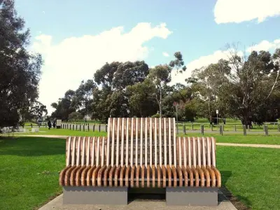 Bench ST 2017  Low-poly 3D model