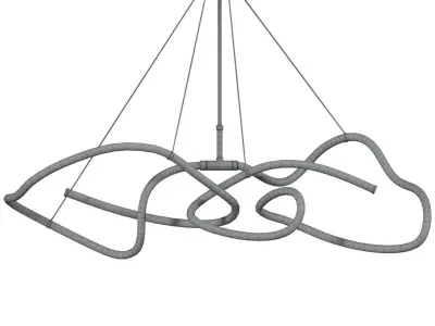 Ghost Chandelier Mini Neon 3D model