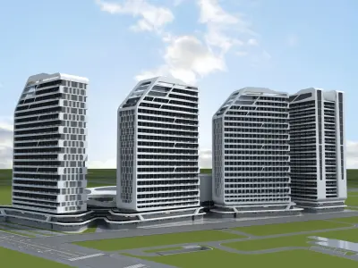  Cityscape 16 3D model