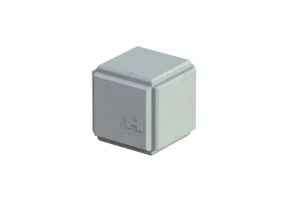 Sci Fi Object No 1673 Low Poly Low-poly 3D model