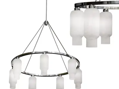 Sola 48 Modern Chandelier by Niche 3D model