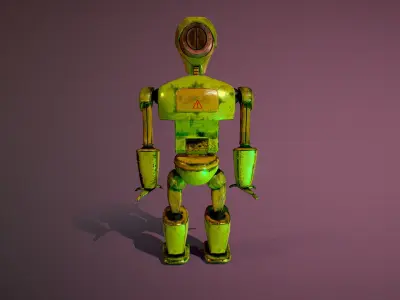 Robo Dump Low-poly 3D model