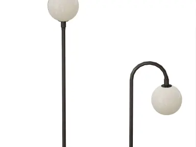 Street park lamp 3D model