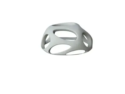 SciFi Cube Object No 51813 Low Poly Shape Low-poly 3D model