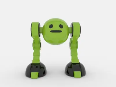 CUTE ROBOT Low-poly 3D model