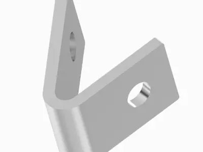 Structural Channel Angle Bracket 3D print model