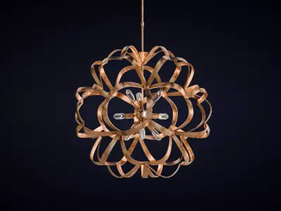 Sappho Orb Chandelier 3D model