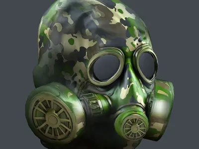 Helmet 3d model military combat Military Low-poly Low-poly 3D model