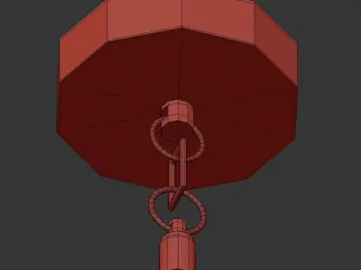Loft Rope Sphere 3D model