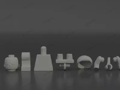 CUSTOM MORTY SMITH LEGO 3D print model