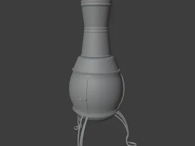 Chimenea - Rusty 3D model