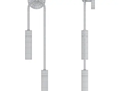 Wall lamp HORCA 3D model