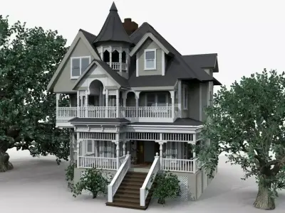 Victorian House 3D model