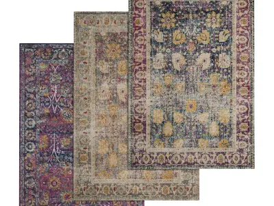 Rug Set 150 3D model