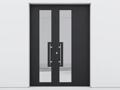 Aluminium door 130 3D model