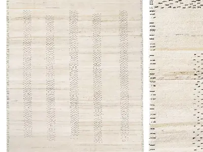 SOHA WOOL RUG 3D model