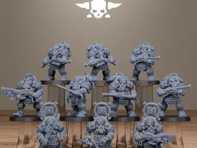 Ironvale infantry 3D print model