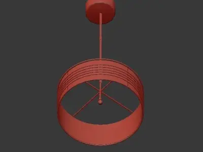 Farnham Semi Flush 3D model