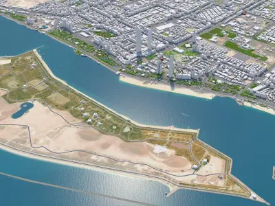  Abu Dhabi 3D City UAE 