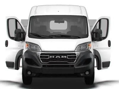  RAM Promaster VanL4H2 HQ Interior 2023 