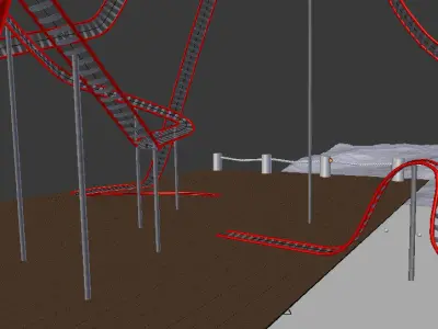Carnival Scene Free 3D model