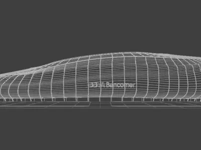 BBVA Stadium 3D 3D model