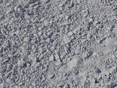 Ultra Realistic Demolition Rubble Ground Material Texture