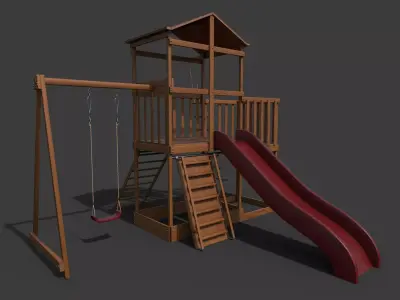 Children playground    3D model