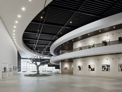 Interior Art Gallery 06 3D model