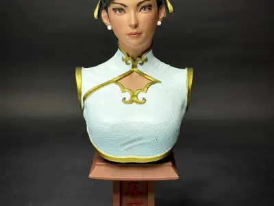 CHUN LI STREET FIGHTER 6 3D STL  3D print model