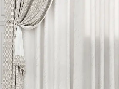 Curtain Set 494C 3D model