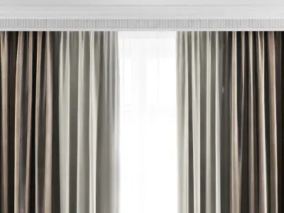 Curtain Set 13 3D model