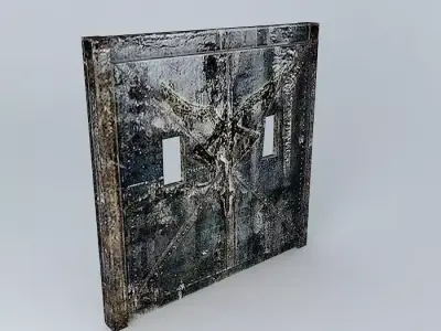 Resident Evil 4 Los Illuminados Door... Free 3D model