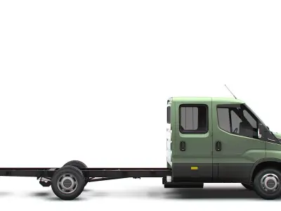 Iveco Daily Double Cab L5 Chassis 2026 3D model