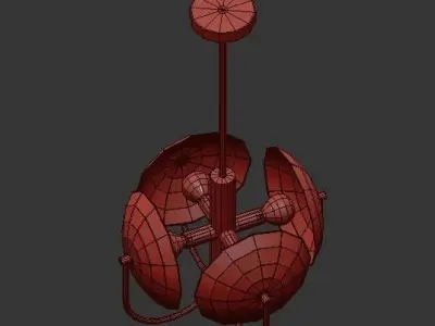 REFLEX reflexion chandelier 3D model