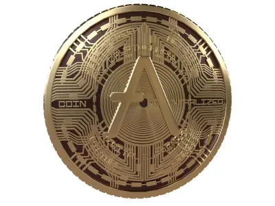 Aave Coin v5 002 3D model
