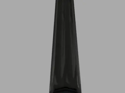 Lamp Post High-Poly 3D model