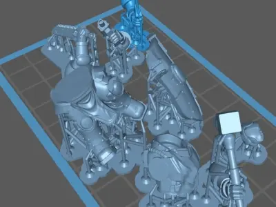 Black Knights - Assault Squad 3D print model