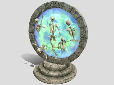 Death portal 3D model