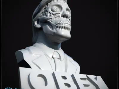 They live Bust collection 3D Model Pack