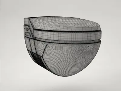 Pro - Toilet Gerebit 8000 Plus 3D model