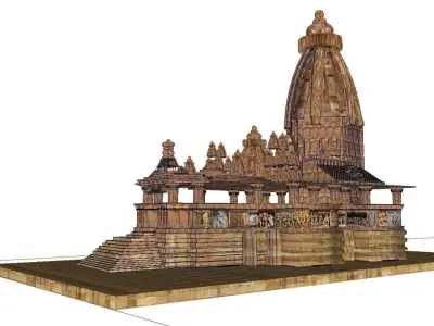 Architecture-Religion-God-Culture-Temple -0236 3D model